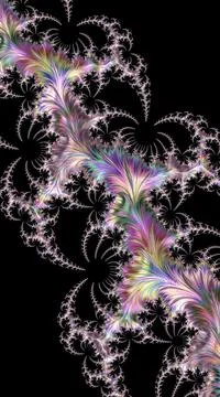 Digitally generated 3D background Stock Illustration