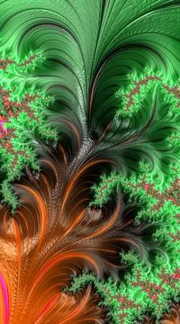 Digitally generated 3D background Stock Illustration