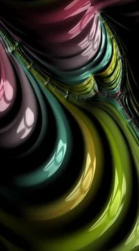 Digitally generated 3D background Stock Illustration