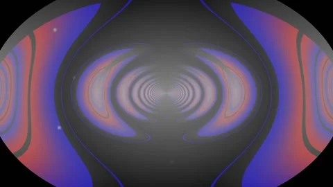 Digitally Generated Abstract Tunnel Animation Stock Footage 218562262