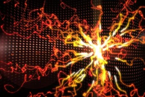 Digitally generated bright disco background Stock Photos
