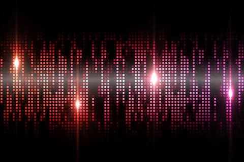 Digitally generated cool pixel background Stock Illustration