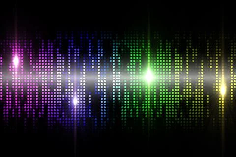 Digitally generated cool pixel background Stock Photos