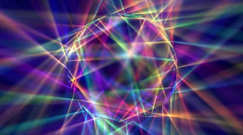 Digitally Generated Disco Laser neon Background Stock Illustration