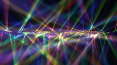 Digitally Generated Disco Laser neon Background Stock Illustration