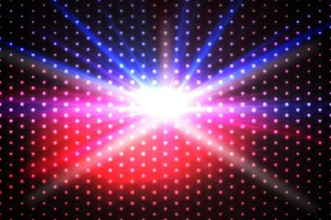 Digitally generated disco light background Stock Photos