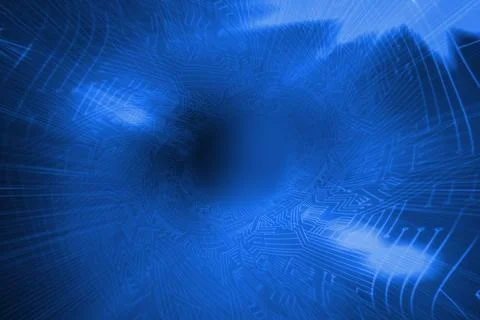 Digitally generated futuristic design Stock Illustration