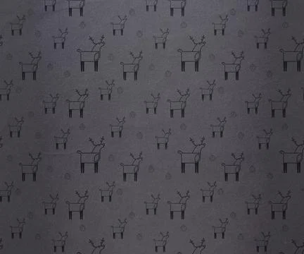 Digitally generated Grey reindeer pattern Stock Photos