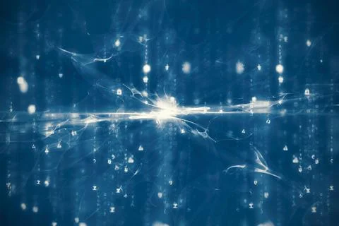 Digitally generated image of abstract pattern Stock Illustration