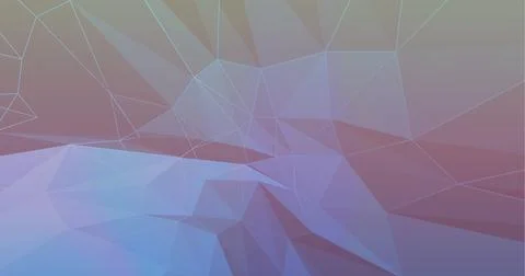 Digitally generated image of blue plexus networks against gradient background Illustrazione stock