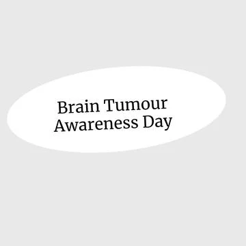Digitally generated image of brain tumour awareness day over round banner Stock Photos