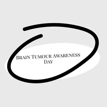 Digitally generated image of brain tumour awareness day over round banner Stock Photos