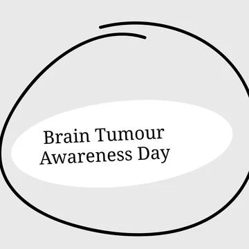 Digitally generated image of brain tumour awareness day over round banner Stock Photos
