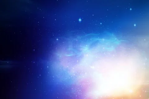 Digitally generated image of colorful lights Stock Illustration