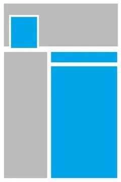 Digitally generated image of empty form Stock Illustration