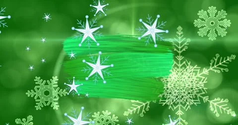 A digitally generated image of a green snowflake pattern Stock Footage 326757112