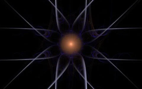 Digitally generated image made of colorful fractal Stock Illustration
