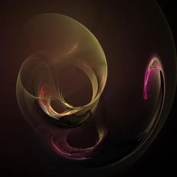 Digitally generated image made of colorful fractal Stock Illustration