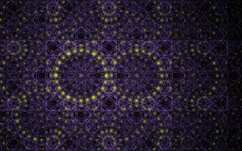 Digitally generated image made of colorful fractal Stock Illustration