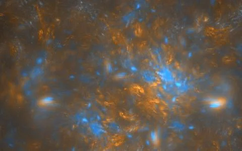 Digitally generated image made of colorful fractal Stock Illustration