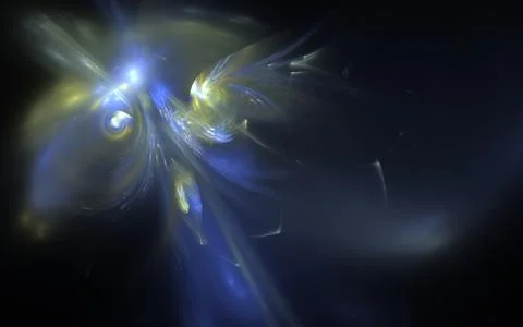 Digitally generated image made of colorful fractal Stock Illustration