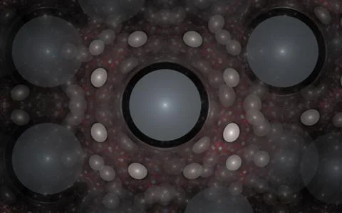 Digitally generated image made of colorful fractal Stock Illustration