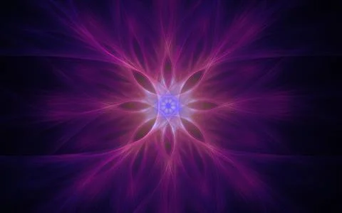Digitally generated image made of colorful fractal Stock Illustration