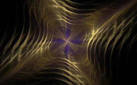 Digitally generated image made of colorful fractal Stock Illustration