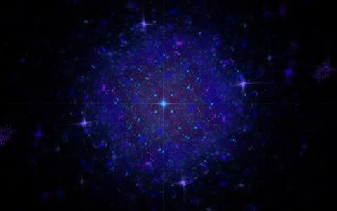 Digitally generated image made of colorful fractal Illustrazione stock