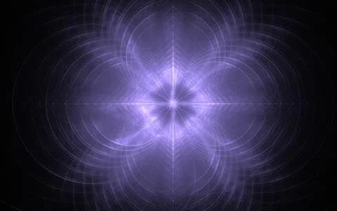 Digitally generated image made of colorful fractal Stock Illustration