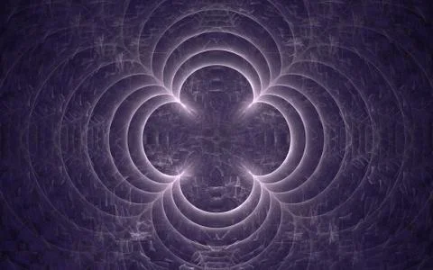 Digitally generated image made of colorful fractal Stock Illustration