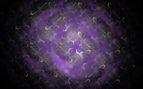 Digitally generated image made of colorful fractal Stock Illustration