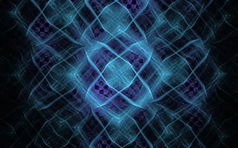 Digitally generated image made of colorful fractal Stock Illustration