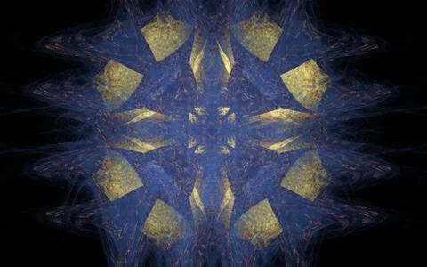 Digitally generated image made of colorful fractal Stock Illustration