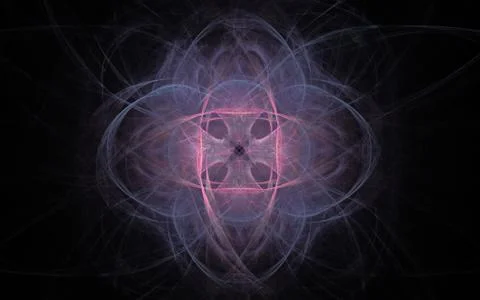 Digitally generated image made of colorful fractal Stock Illustration