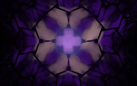 Digitally generated image made of colorful fractal Stock Illustration