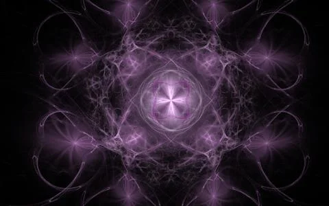 Digitally generated image made of colorful fractal Stock Illustration