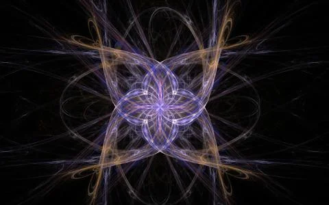 Digitally generated image made of colorful fractal Stock Illustration