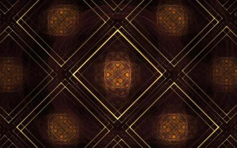 Digitally generated image made of colorful fractal Stock Illustration