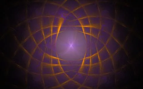 Digitally generated image made of colorful fractal Stock Illustration