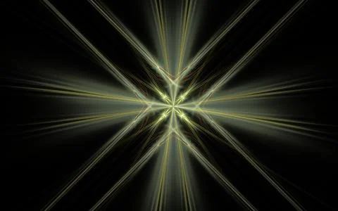 Digitally generated image made of colorful fractal Stock Illustration