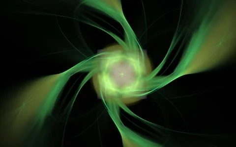 Digitally generated image made of colorful fractal Stock Illustration