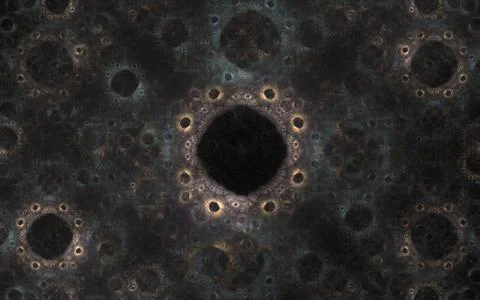 Digitally generated image made of colorful fractal Stock Illustration