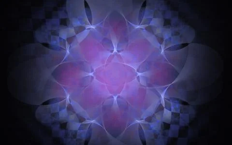 Digitally generated image made of colorful fractal Stock Illustration