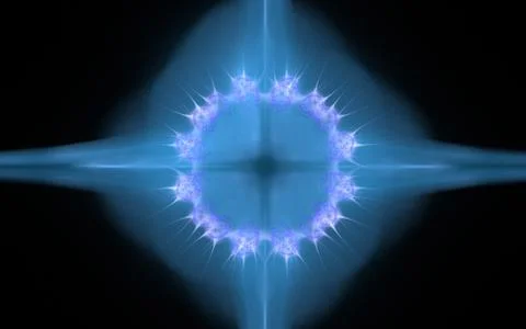 Digitally generated image made of colorful fractal Stock Illustration
