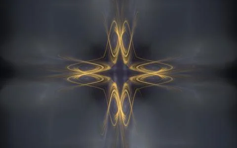 Digitally generated image made of colorful fractal Stock Illustration