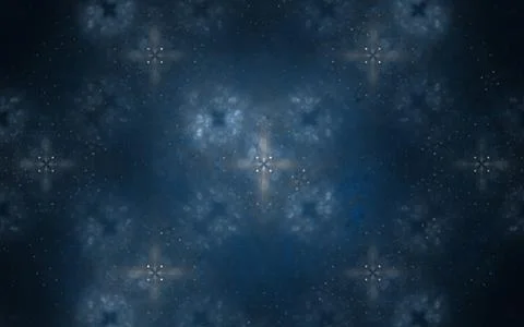 Digitally generated image made of colorful fractal Stock Illustration
