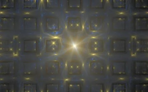 Digitally generated image made of colorful fractal Stock Illustration
