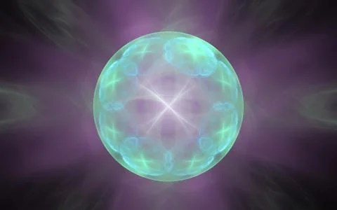 Digitally generated image made of colorful fractal Stock Illustration