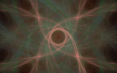 Digitally generated image made of colorful fractal Stock Illustration